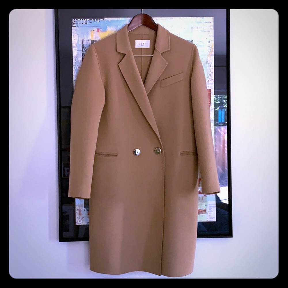Sandro two button light weight coat